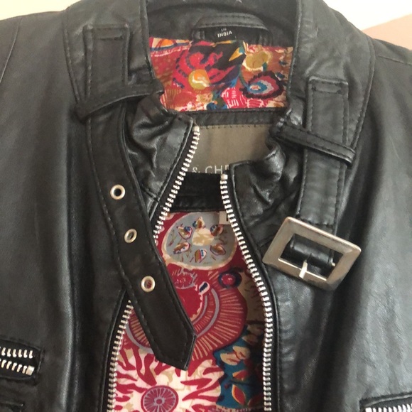 Black real leather BOD & Christensen jacket - Picture 3 of 6